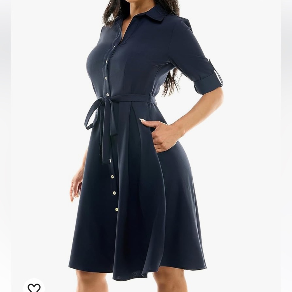 Navy Blue Dress